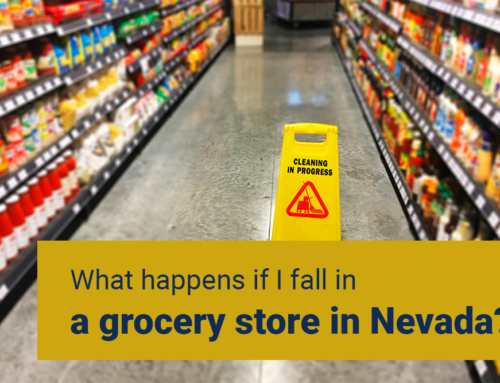 What happens if I fall in a grocery store in Nevada?
