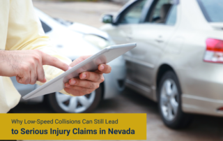 Why Low-Speed Collisions Can Still Lead to Serious Injury Claims in Nevada
