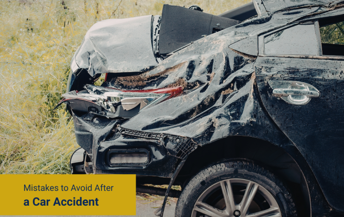 Mistakes to Avoid After a Car Accident